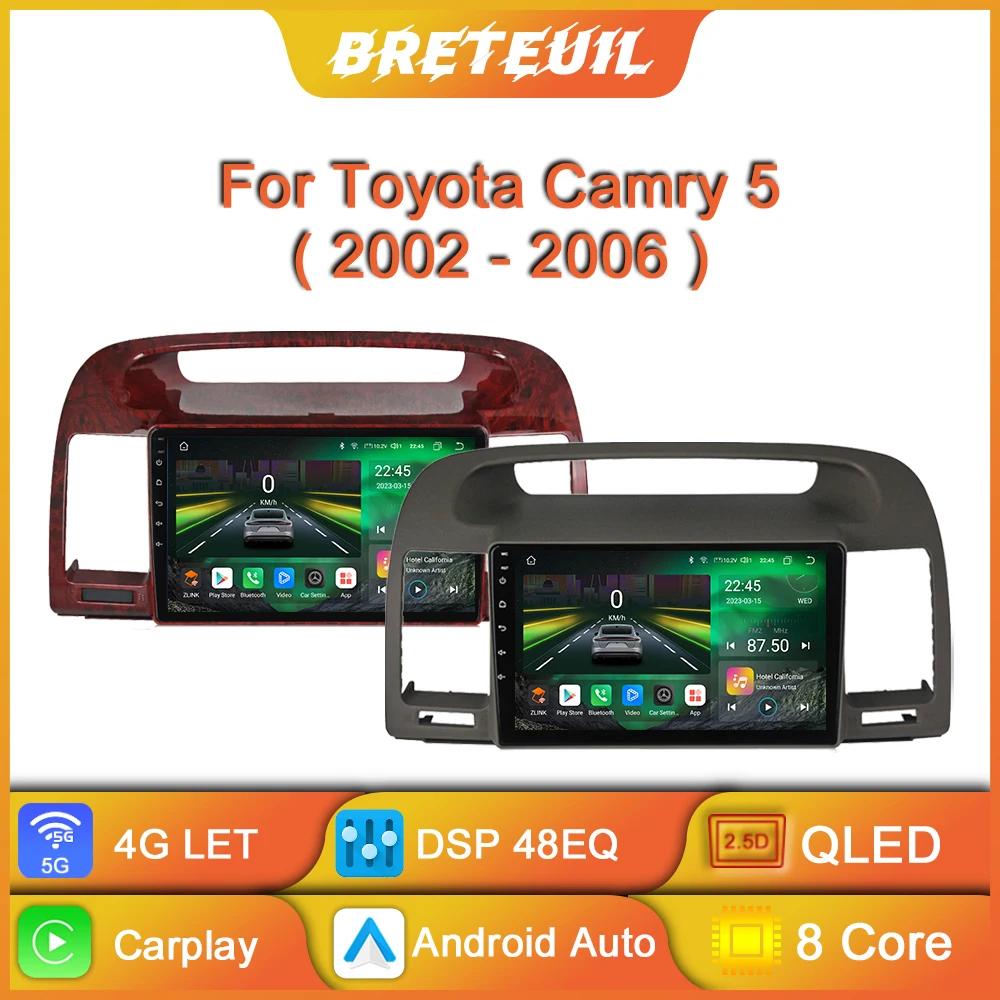 Toyota Camry  ȵ̵   5 XV 30 2001 2002 2003 2004 2005 2006 Ƽ̵ ÷̾ ׺̼ GPS Carplay ġ ũ